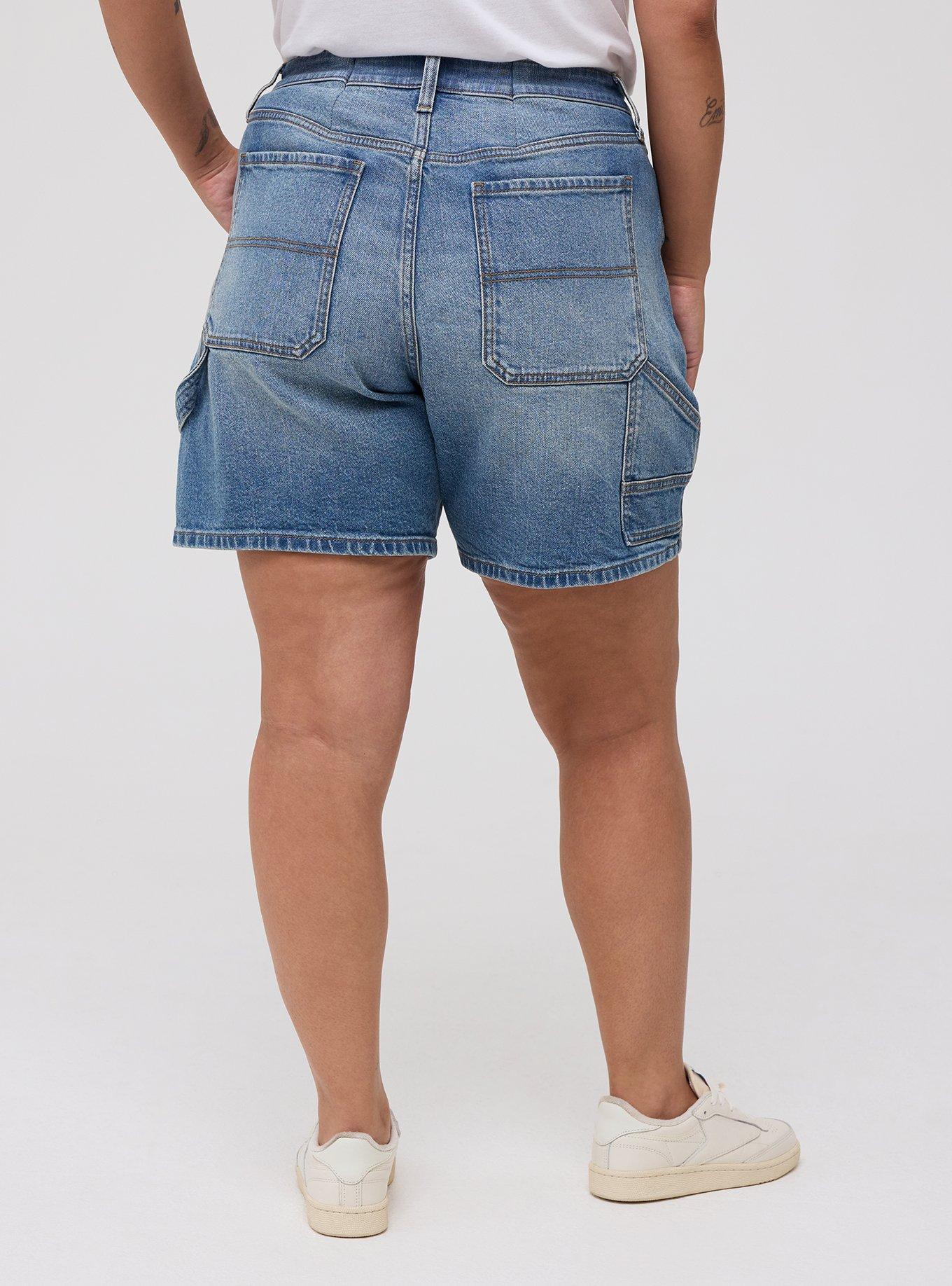 7'' High-Rise Dad Denim Short, WASHBACK 1, alternate