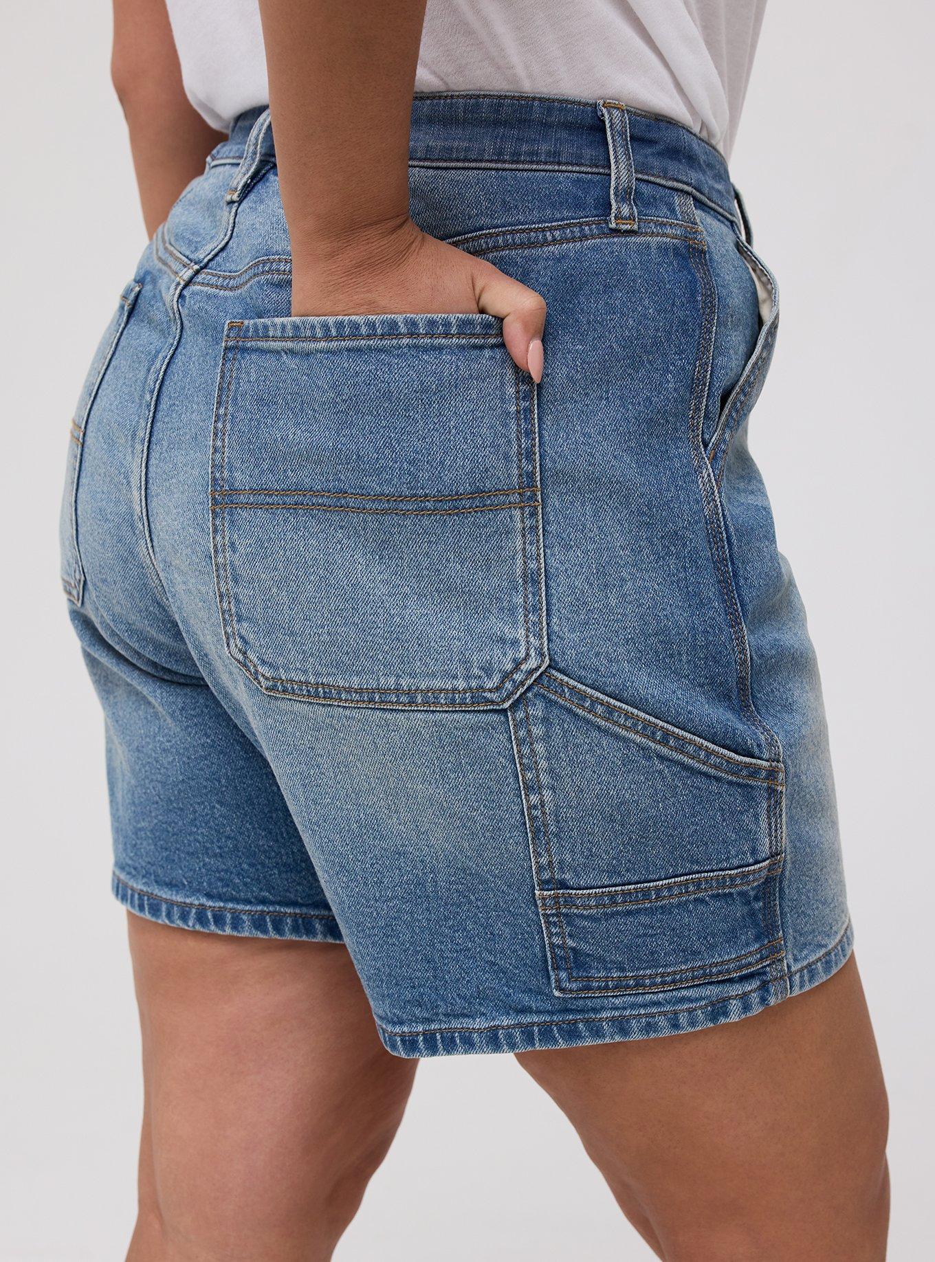 7'' High-Rise Dad Denim Short, WASHBACK 1, alternate