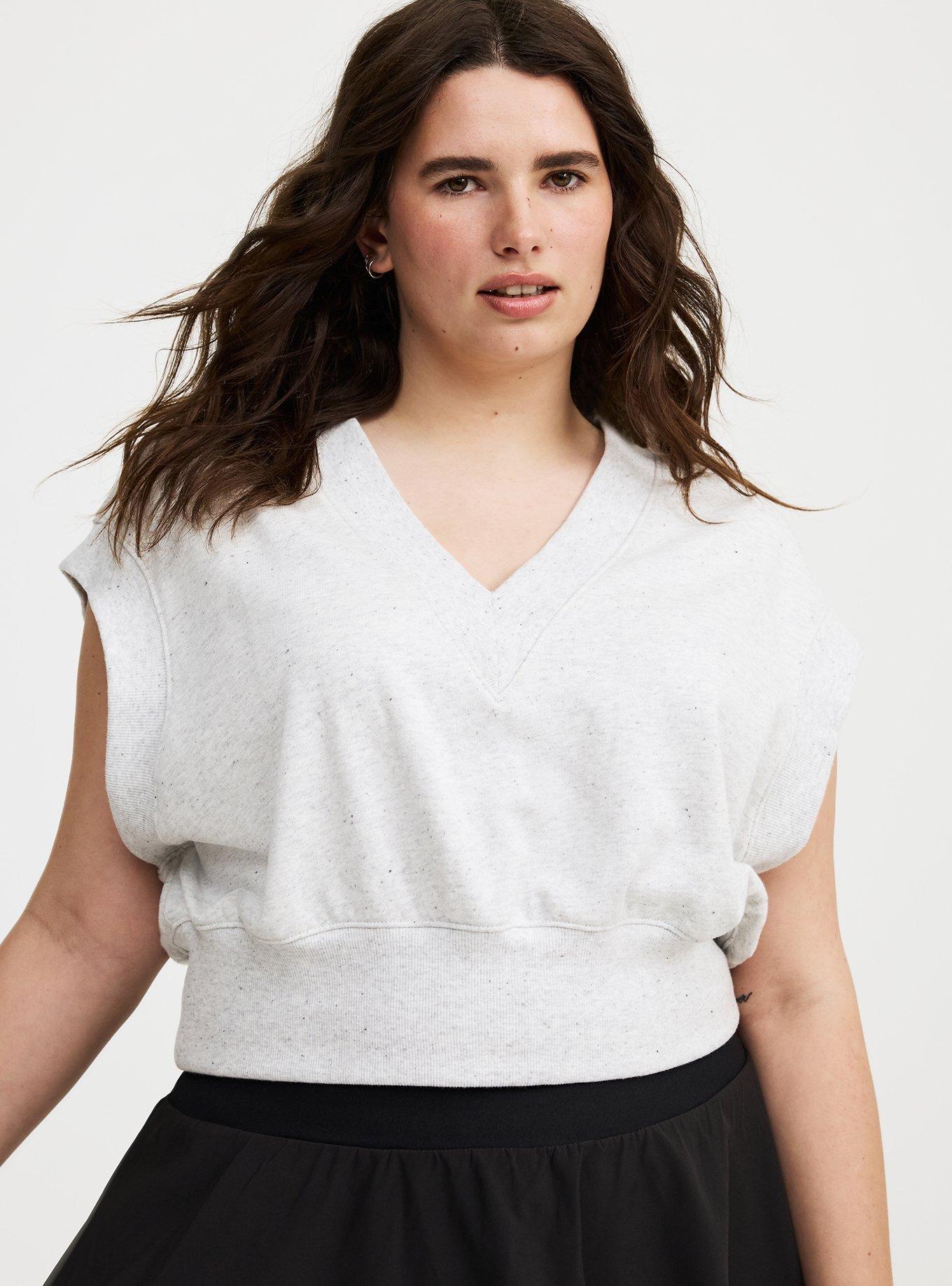 Cropped Active Pullover