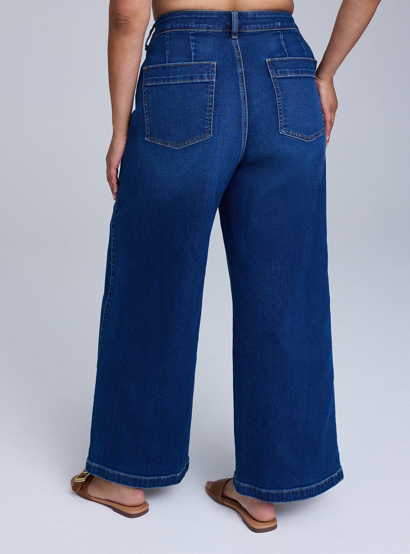 Belle Isle Crop High-Rise Wide Leg Jean