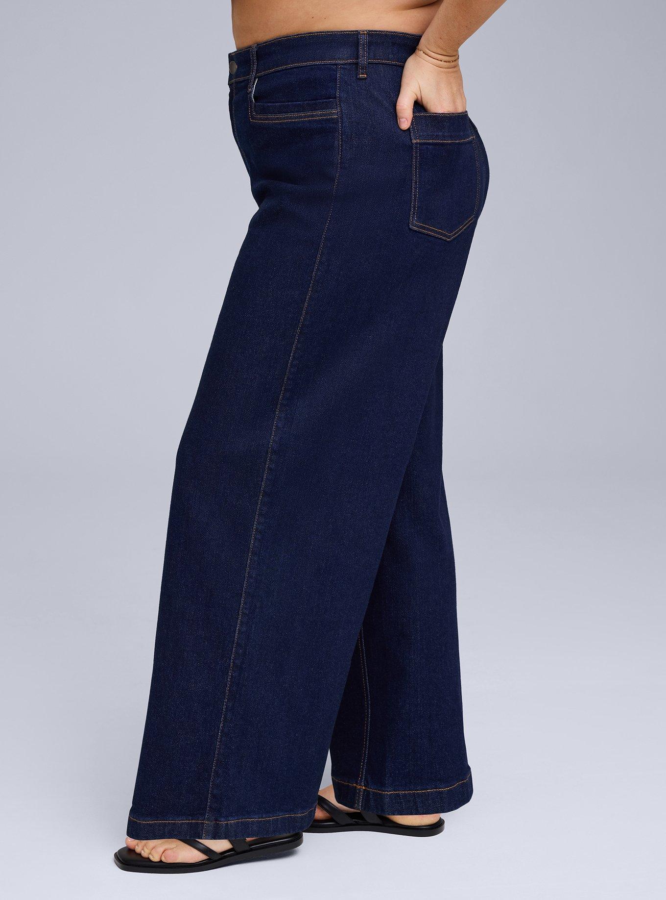 Belle Isle Crop High-Rise Wide Leg Jean