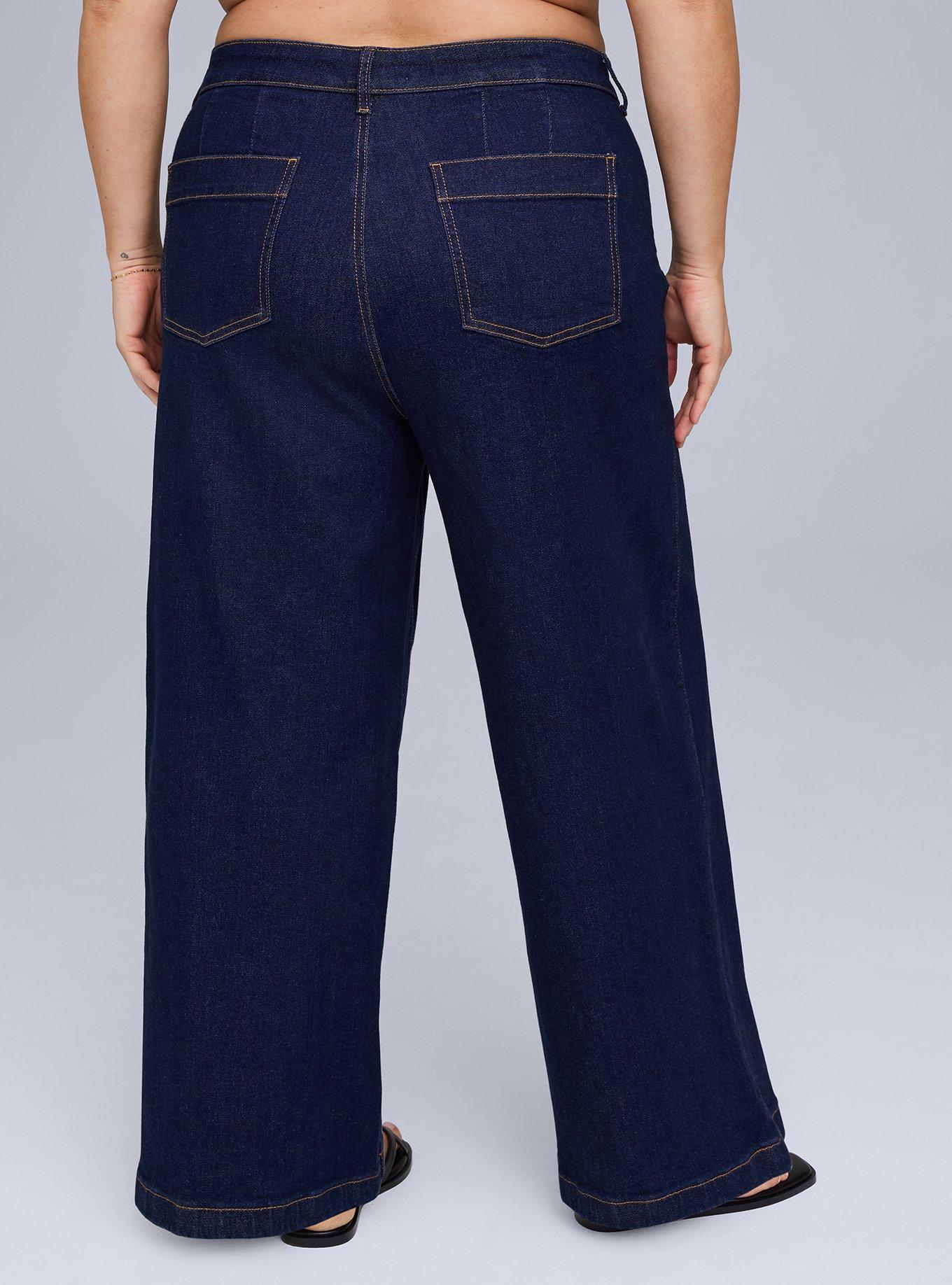 Belle Isle Crop High-Rise Wide Leg Jean