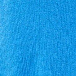 Ruffle Short Sleeve Top, BLUE, swatch