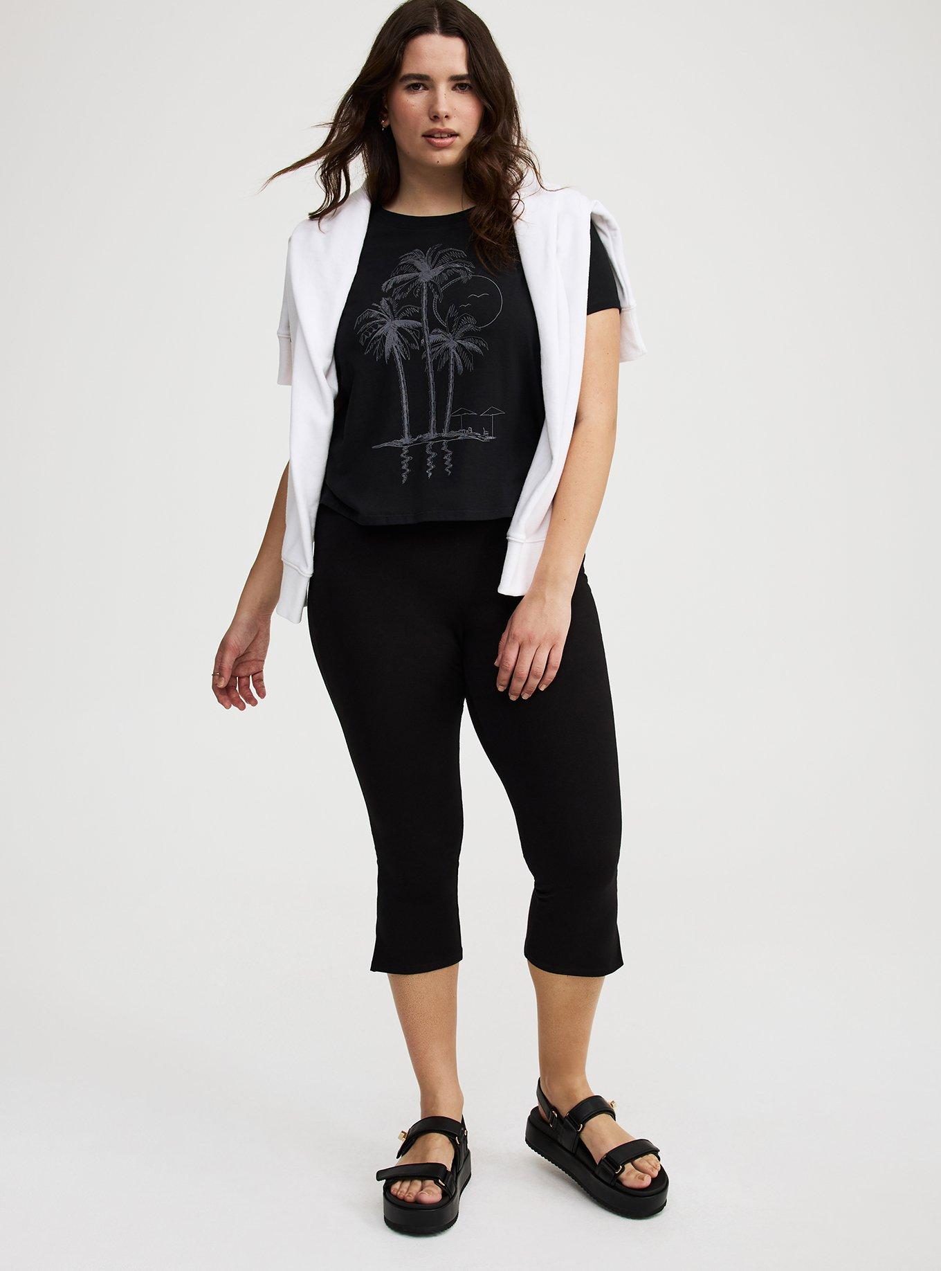 Capri Side Slit Legging