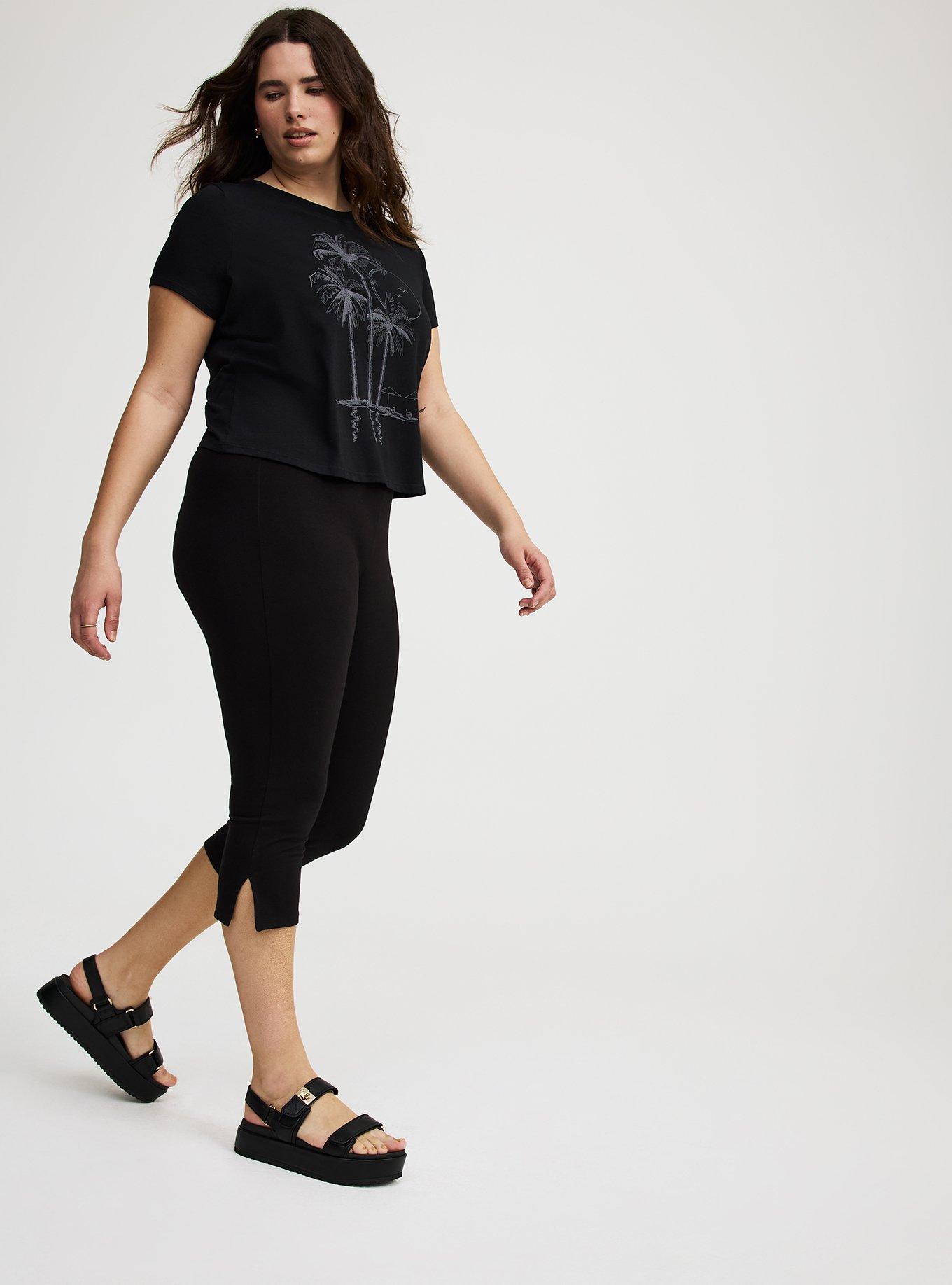 Capri Side Slit Legging