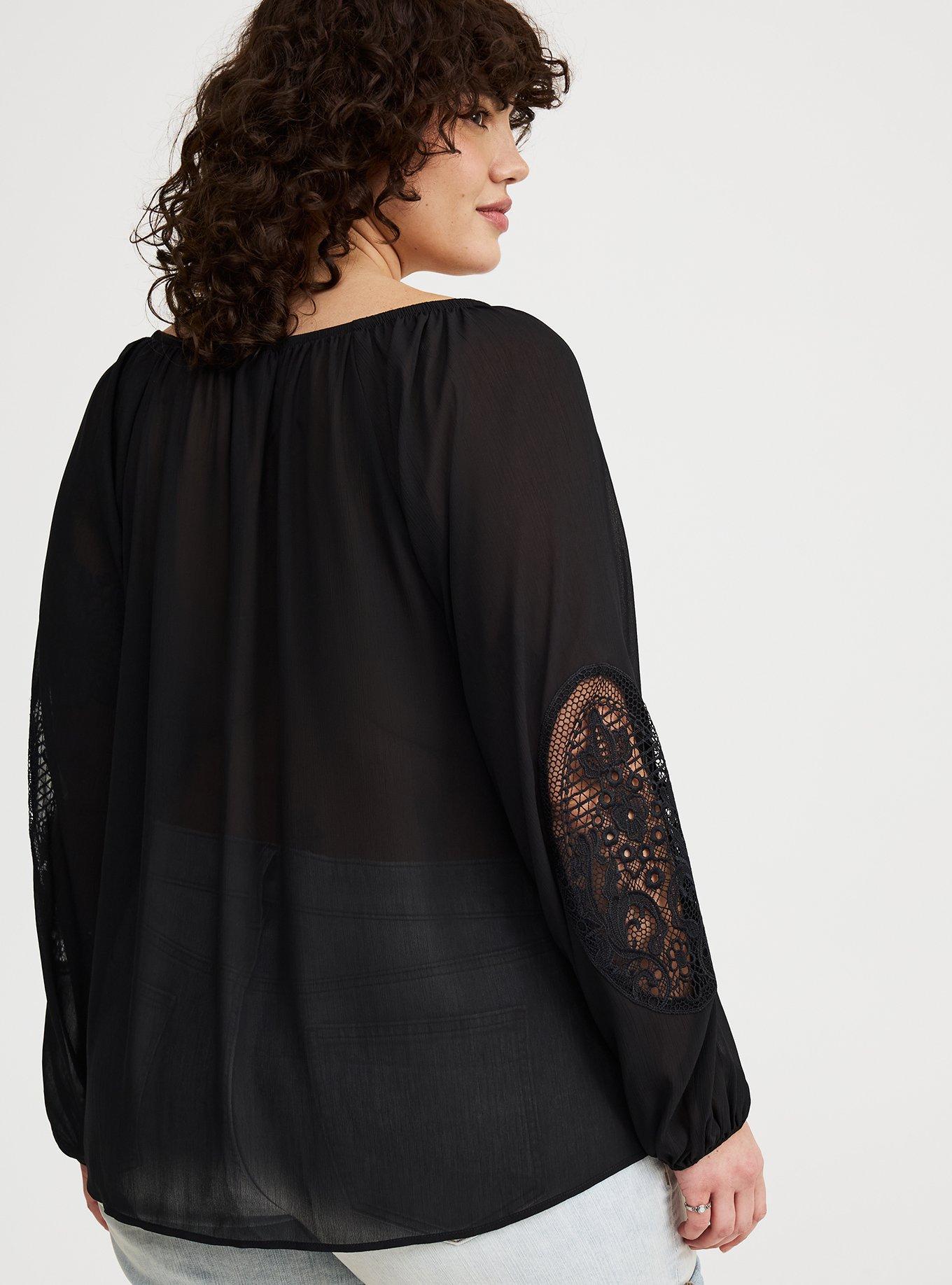 Relaxed Pop-Over Blouse