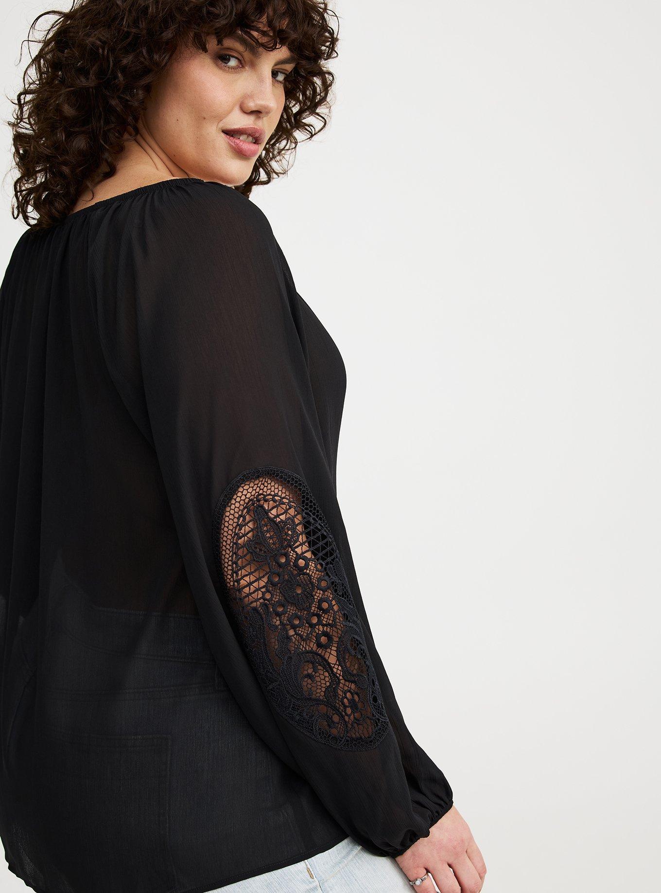 Relaxed Pop-Over Blouse