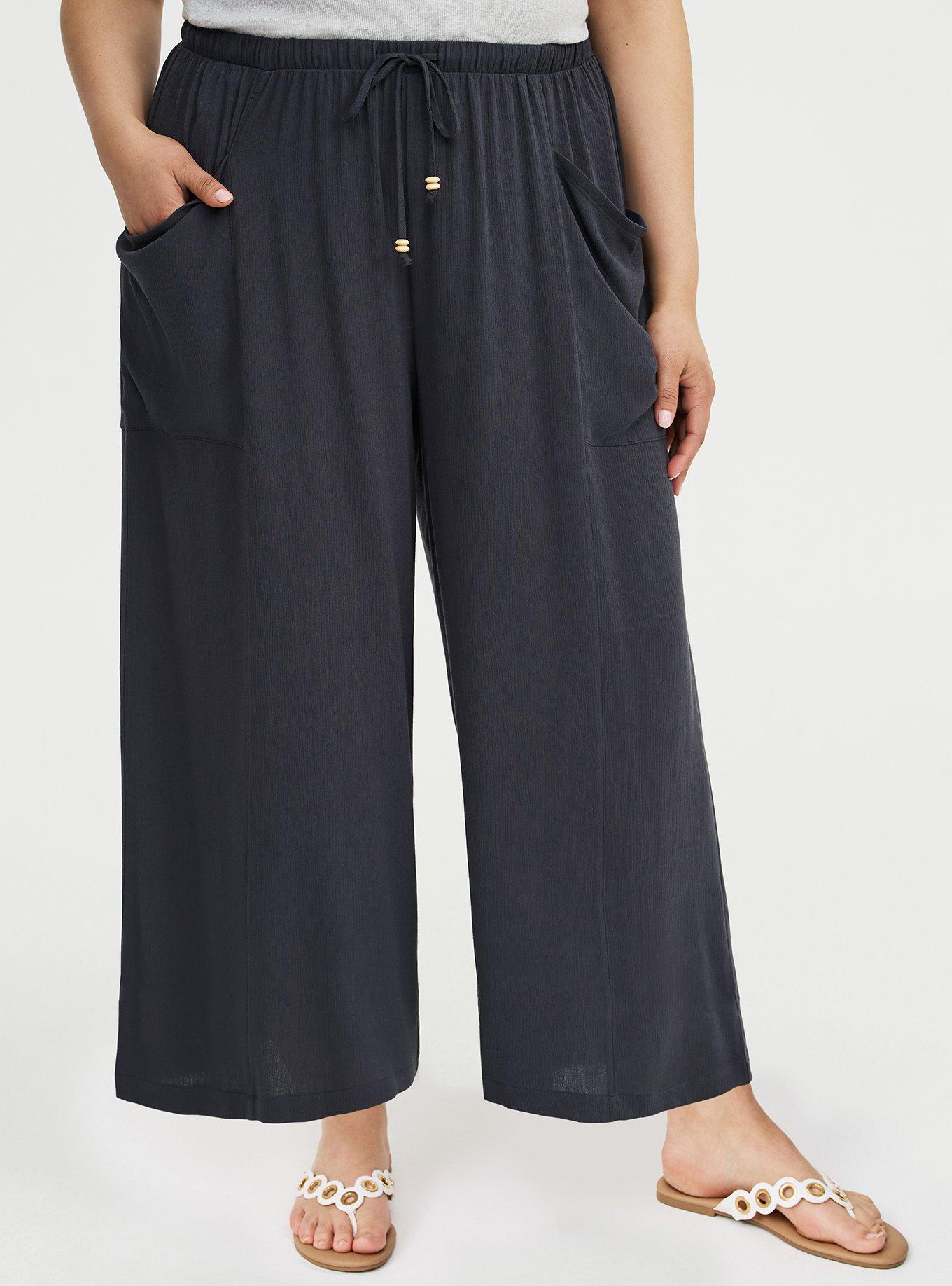 Pull-On Straight Leg High-Rise Pant, PHANTOM, alternate