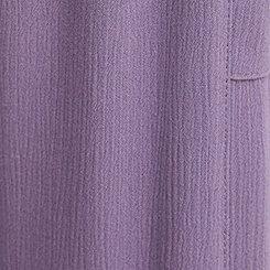 High-Rise Wide-Leg Gauze Pant, PURPLE SAGE, swatch