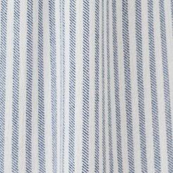 High-Rise Wide-Leg Gauze Pant, PORTER STRIPE NAVY, swatch