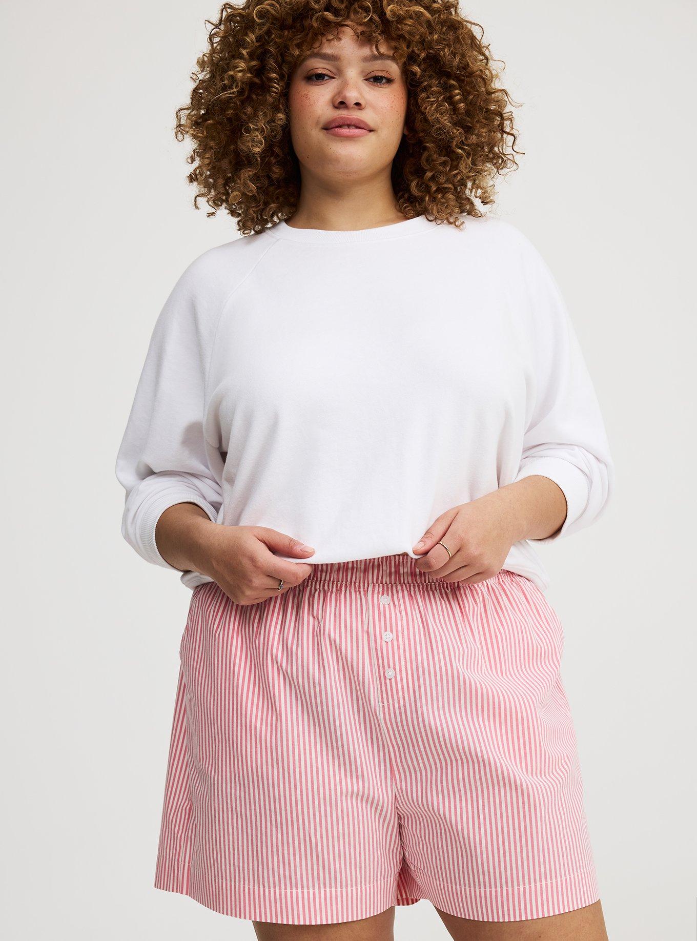 Cotton Boxer High-Rise Short