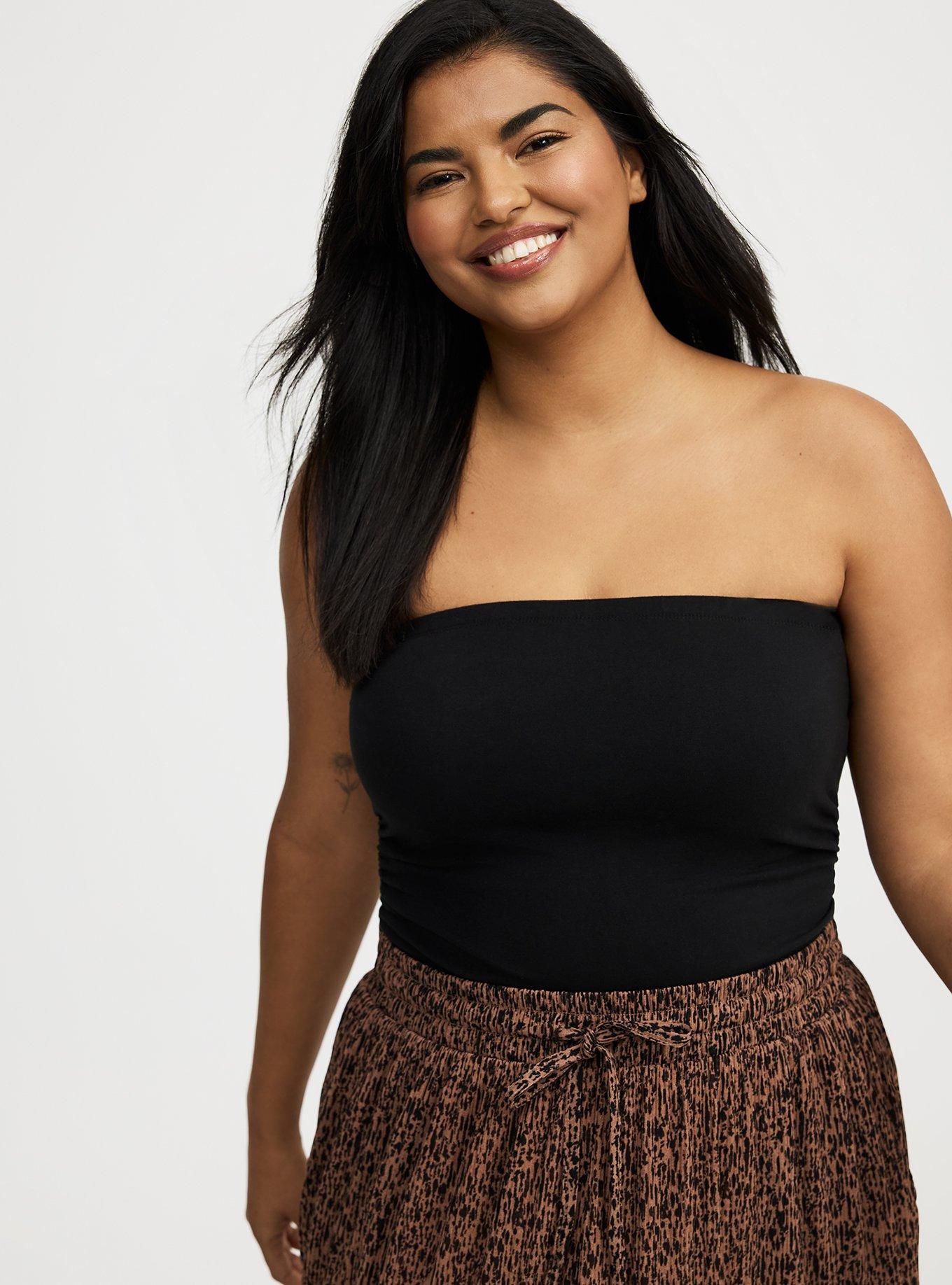 Plus Size - Foxy Ruched Tube Top - Torrid
