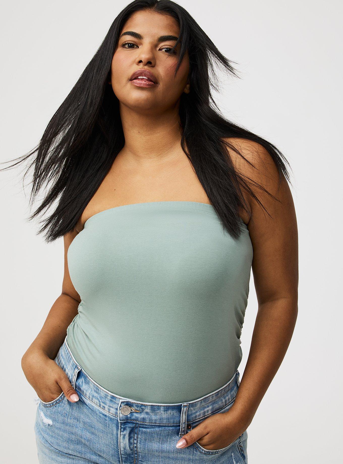 Foxy Ruched Tube Top