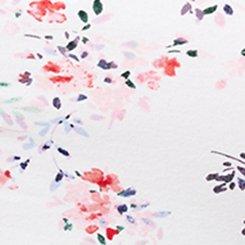 Foxy Ruched Tube Top, TAWNY FLORAL CLOUD DANCER, swatch
