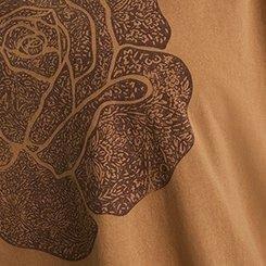 Festi Rose Oversized Tee, TOBACCO BROWN, swatch