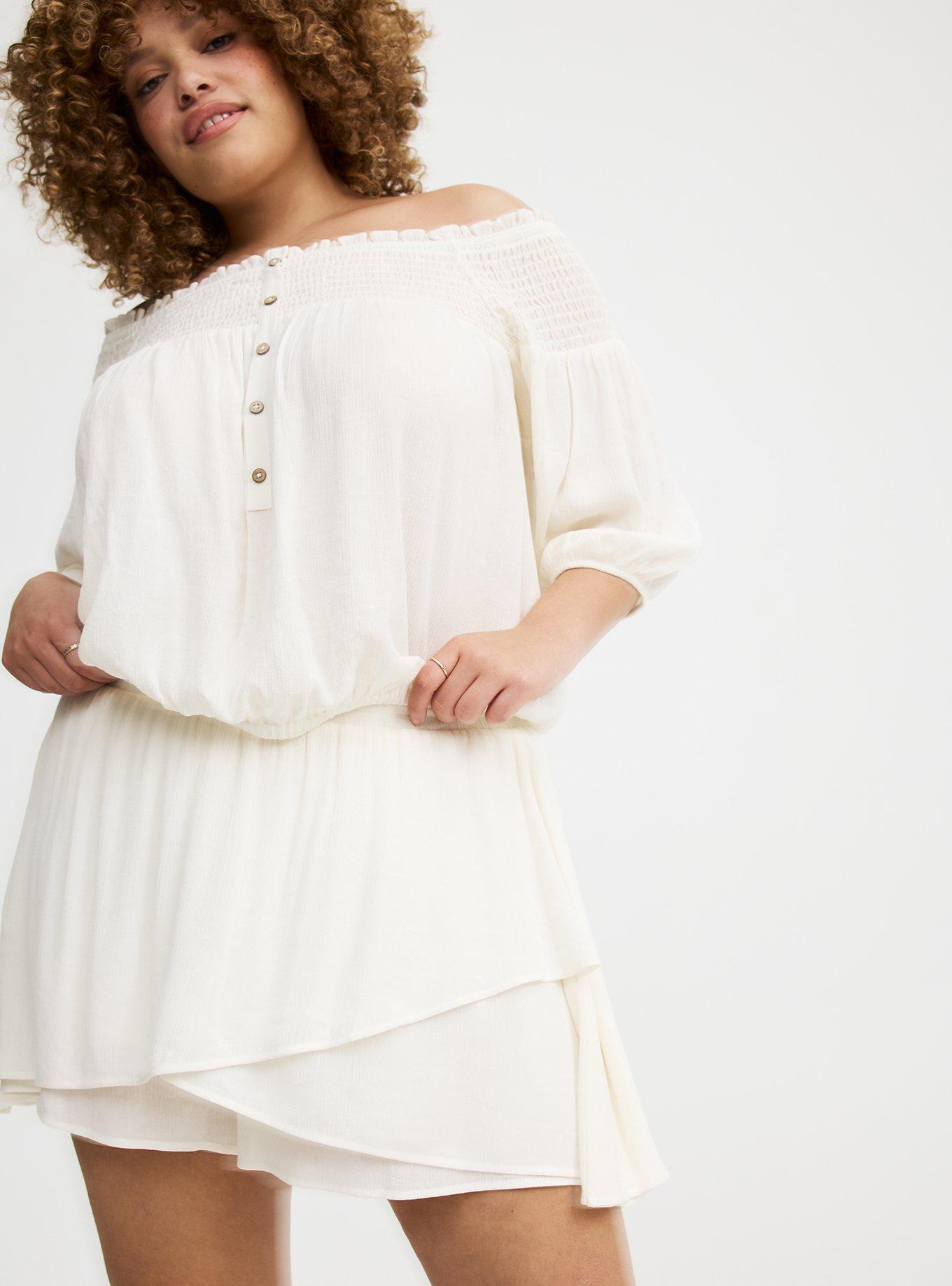 Plus Size - Pull-On High-Rise Ruffle Skort - Torrid Plus Size - Pull-On High-Rise Ruffle Skort - Torrid