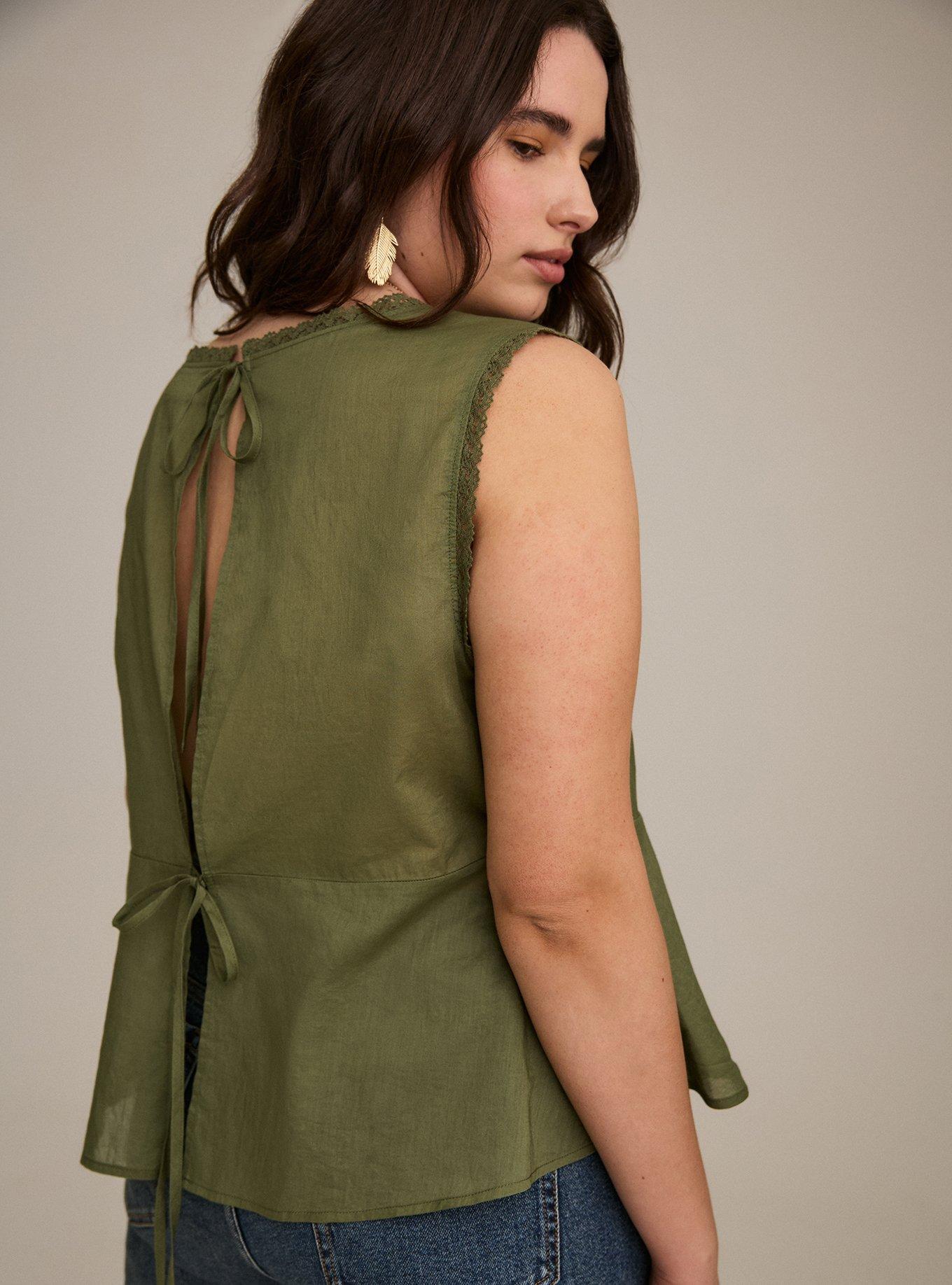 Festi Cotton Tie-Back Tank