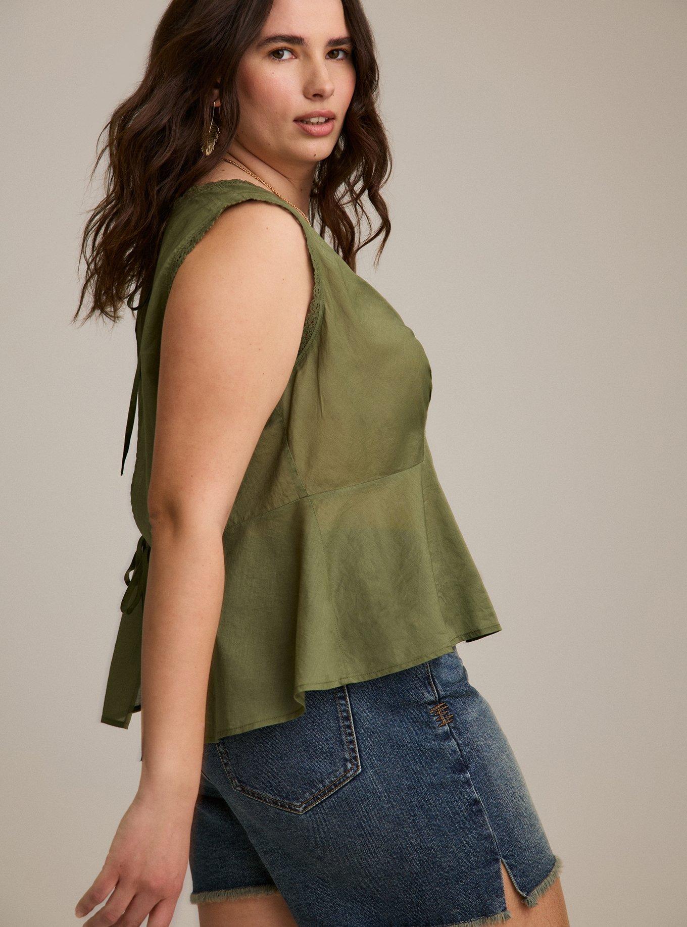 Festi Cotton Tie-Back Tank