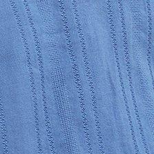 Cotton Dobby Square Neck Top, BLUE HORIZON, swatch