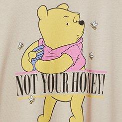 Plus Size Winnie the Pooh Relaxed Cotton Crew Tee, TEA STAIN, swatch