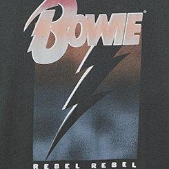 Plus Size David Bowie Rebel Crew Tee, VINTAGE BLACK, swatch
