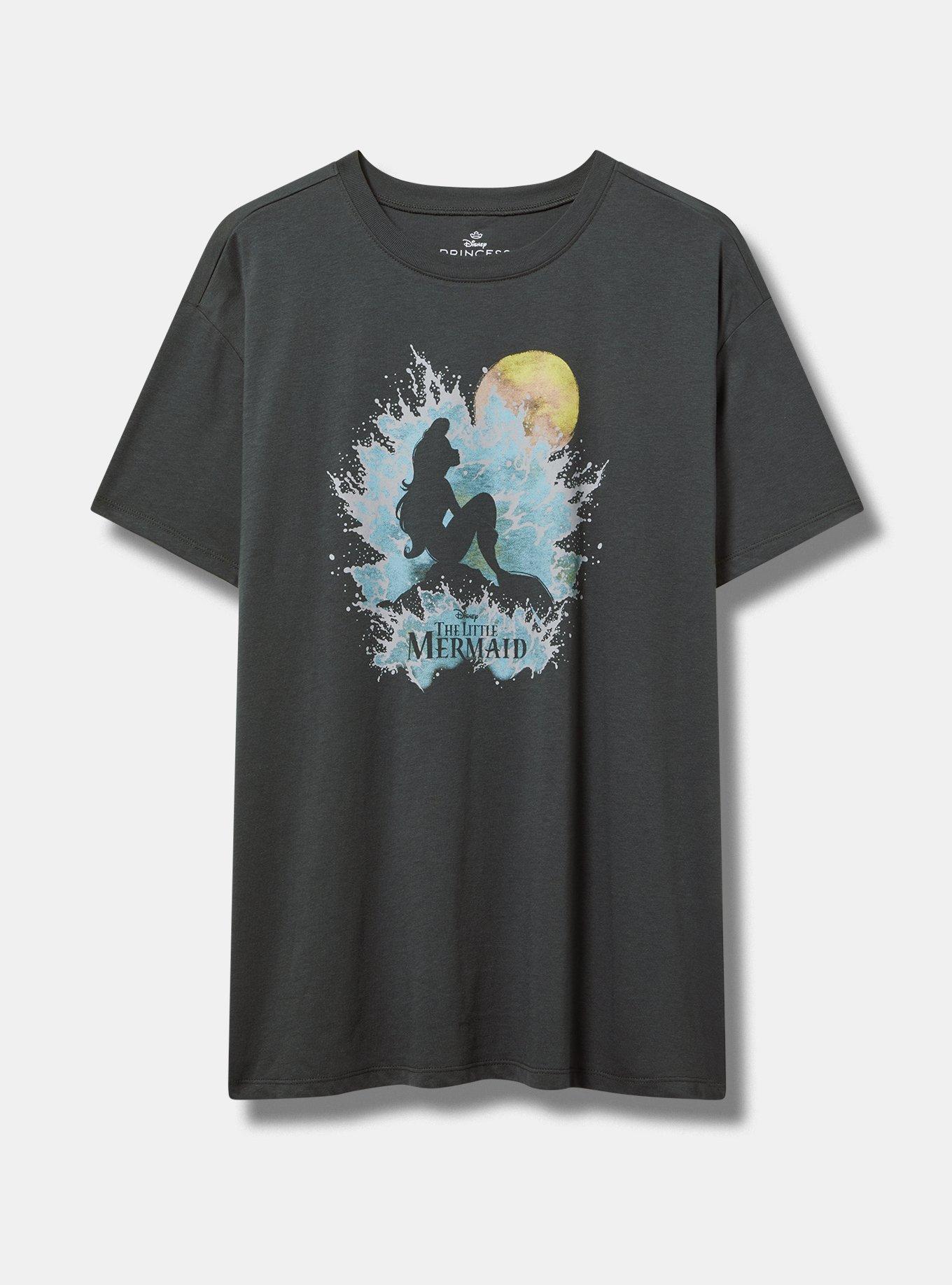 The Little Mermaid Relaxed Cotton Crew Tee