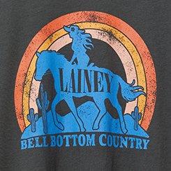 Plus Size Lainey Wilson Relaxed Cotton Crew Tee, VINTAGE BLACK, swatch