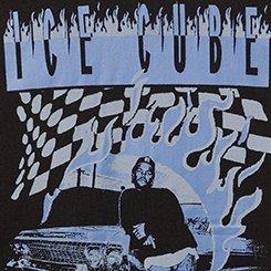 Plus Size Ice Cube Relaxed Cotton Crew Tee, DEEP BLACK, swatch