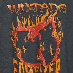 Plus Size Wu-Tang Clan Relaxed Cotton Crew Tee, VINTAGE BLACK, swatch