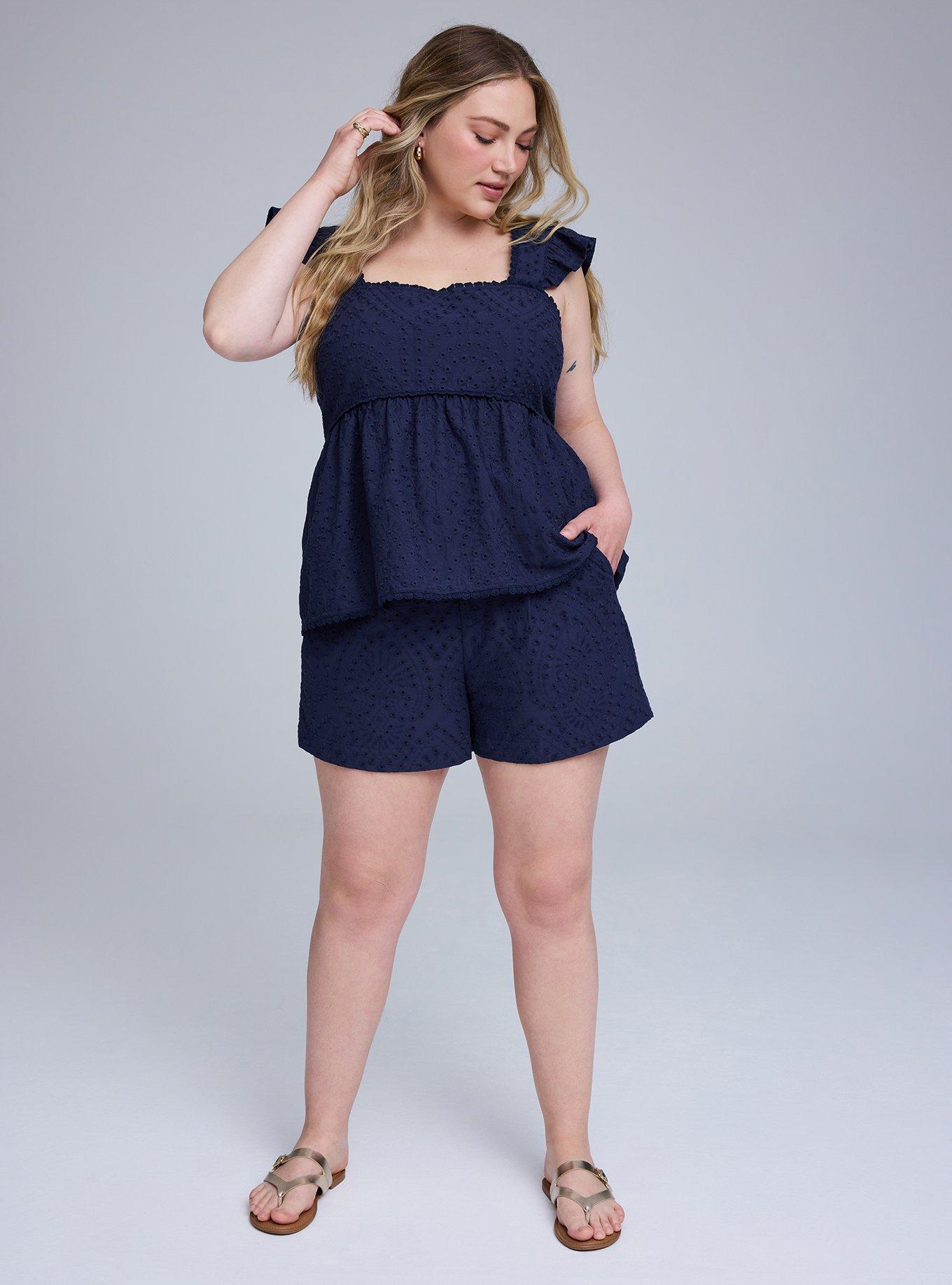 Belle Isle Eyelet Babydoll Top
