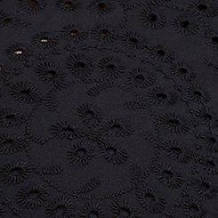 Belle Isle Cotton Eyelet Tunic, DEEP BLACK, swatch