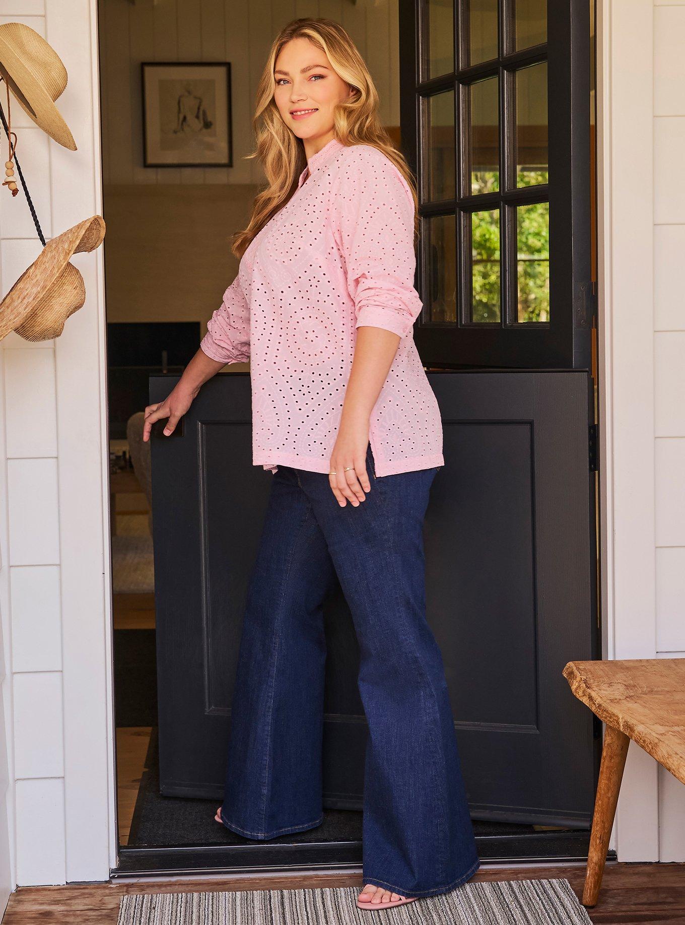 Plus Size - Belle Isle Cotton Eyelet Tunic - Torrid