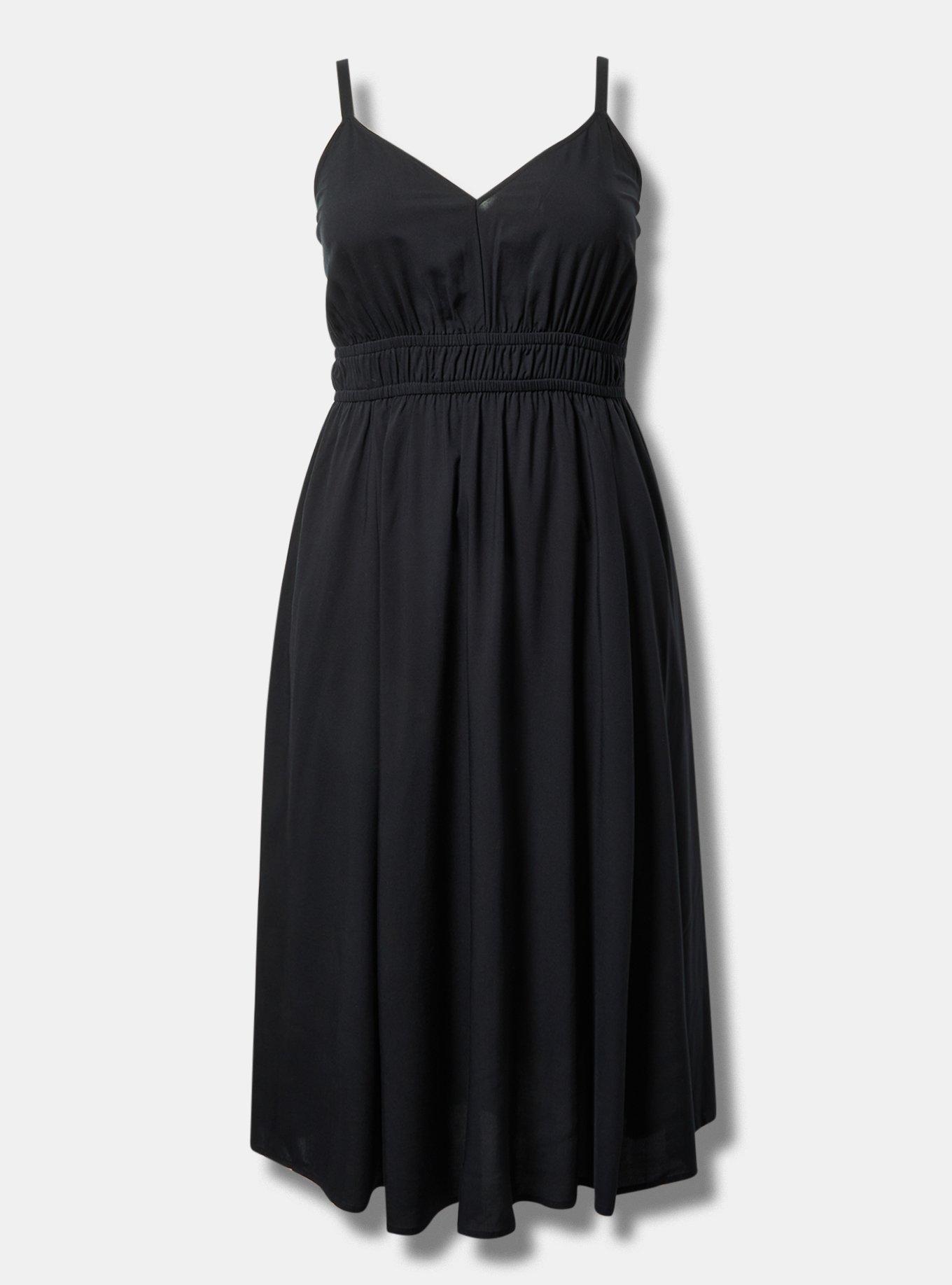 Plus Size - Midi V-Neck Dress - Torrid