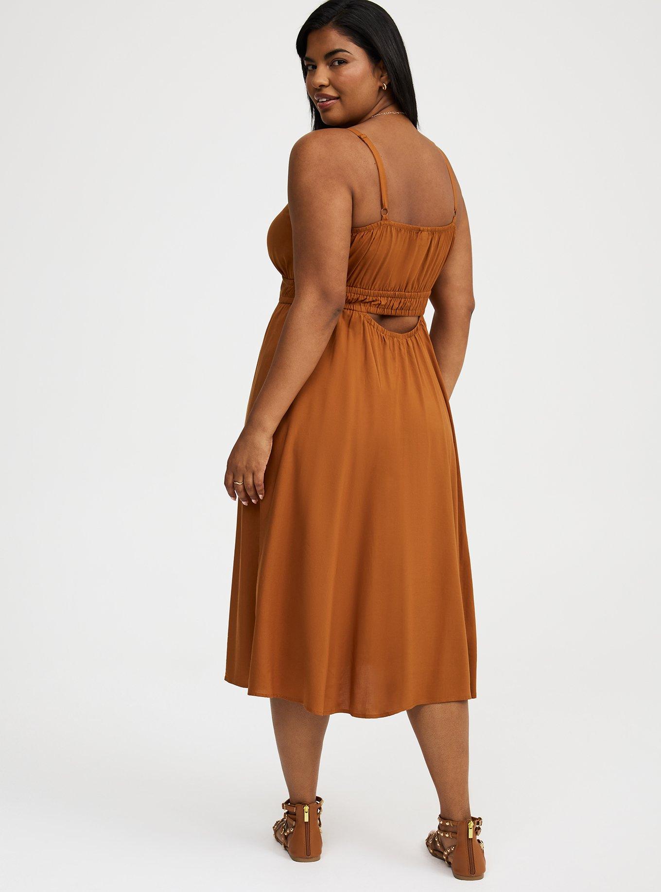 Midi V-Neck Dress