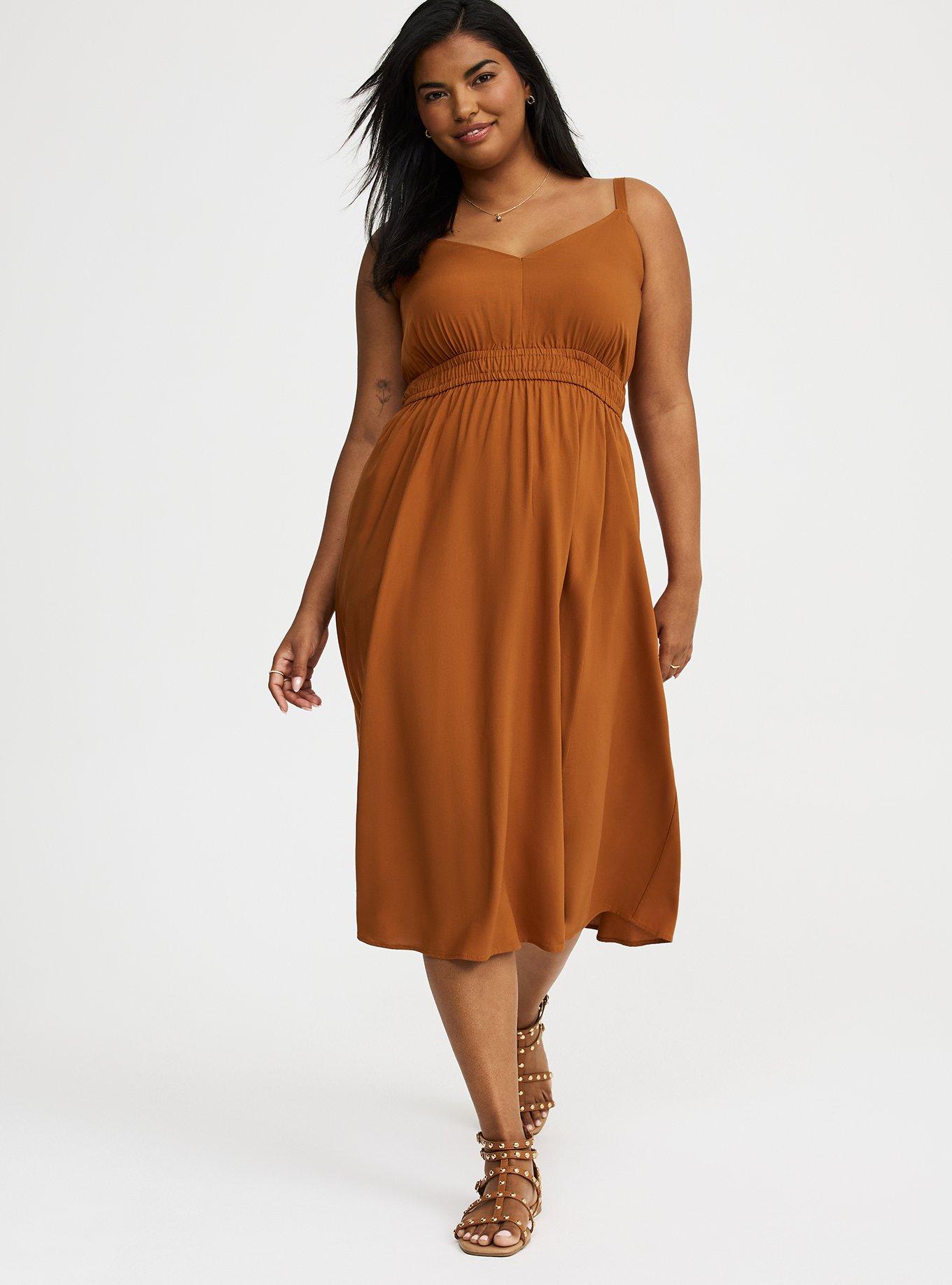 Midi V-Neck Dress