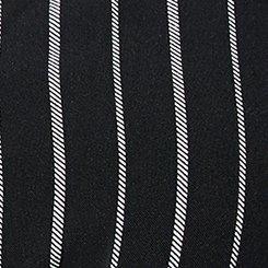 Midi V-Neck Dress, CLOSER STRIPE BLACK, swatch