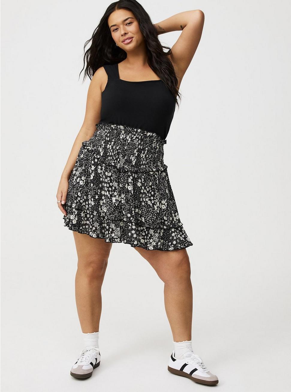 Plus Size - Foxy Square Neck Crop Tank - Torrid Plus Size - Foxy Square Neck Crop Tank - Torrid