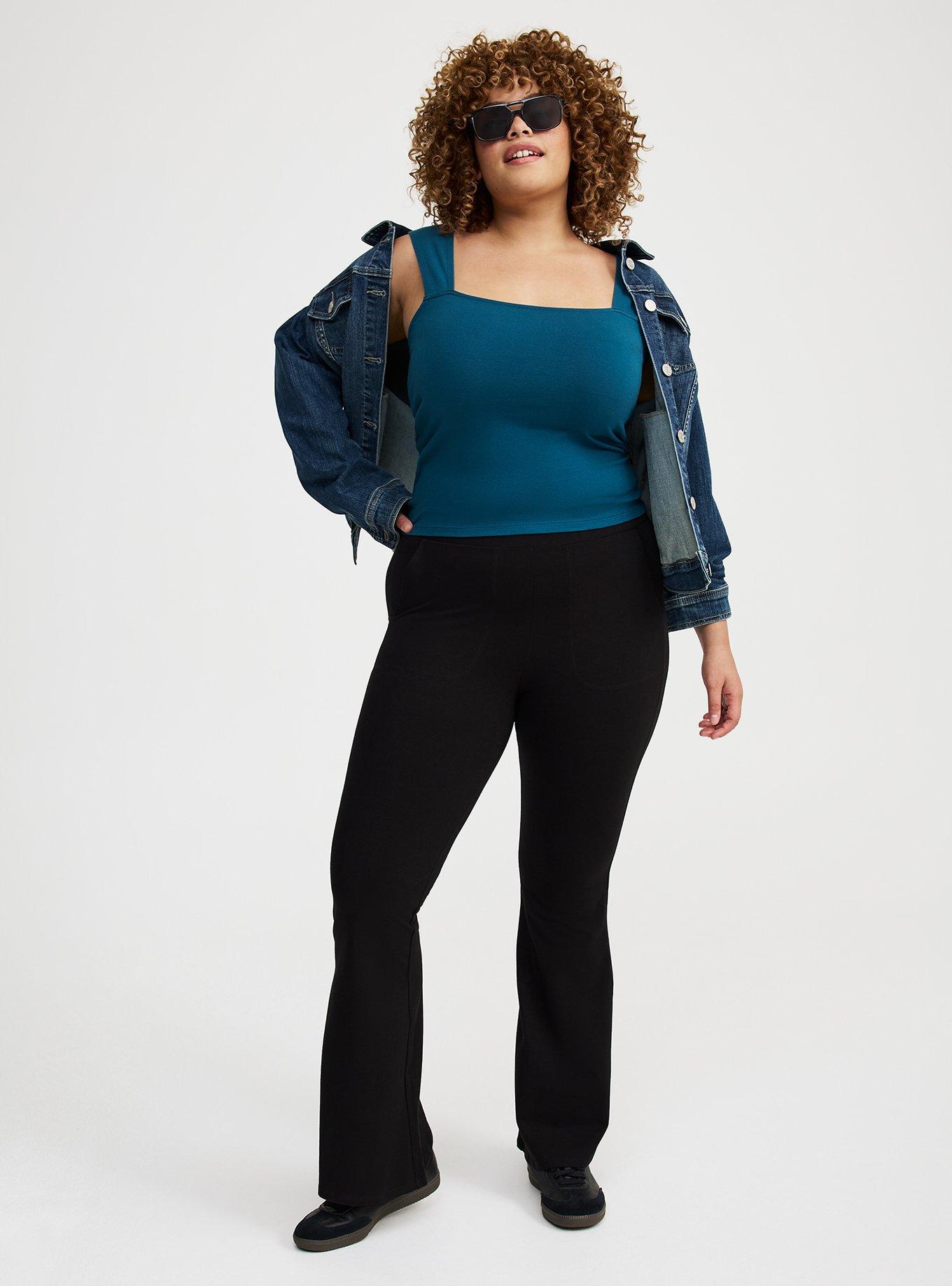 Foxy Square Neck Crop Tank