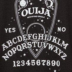 Ouija Board Classic Cotton Crew Tee, DEEP BLACK, swatch