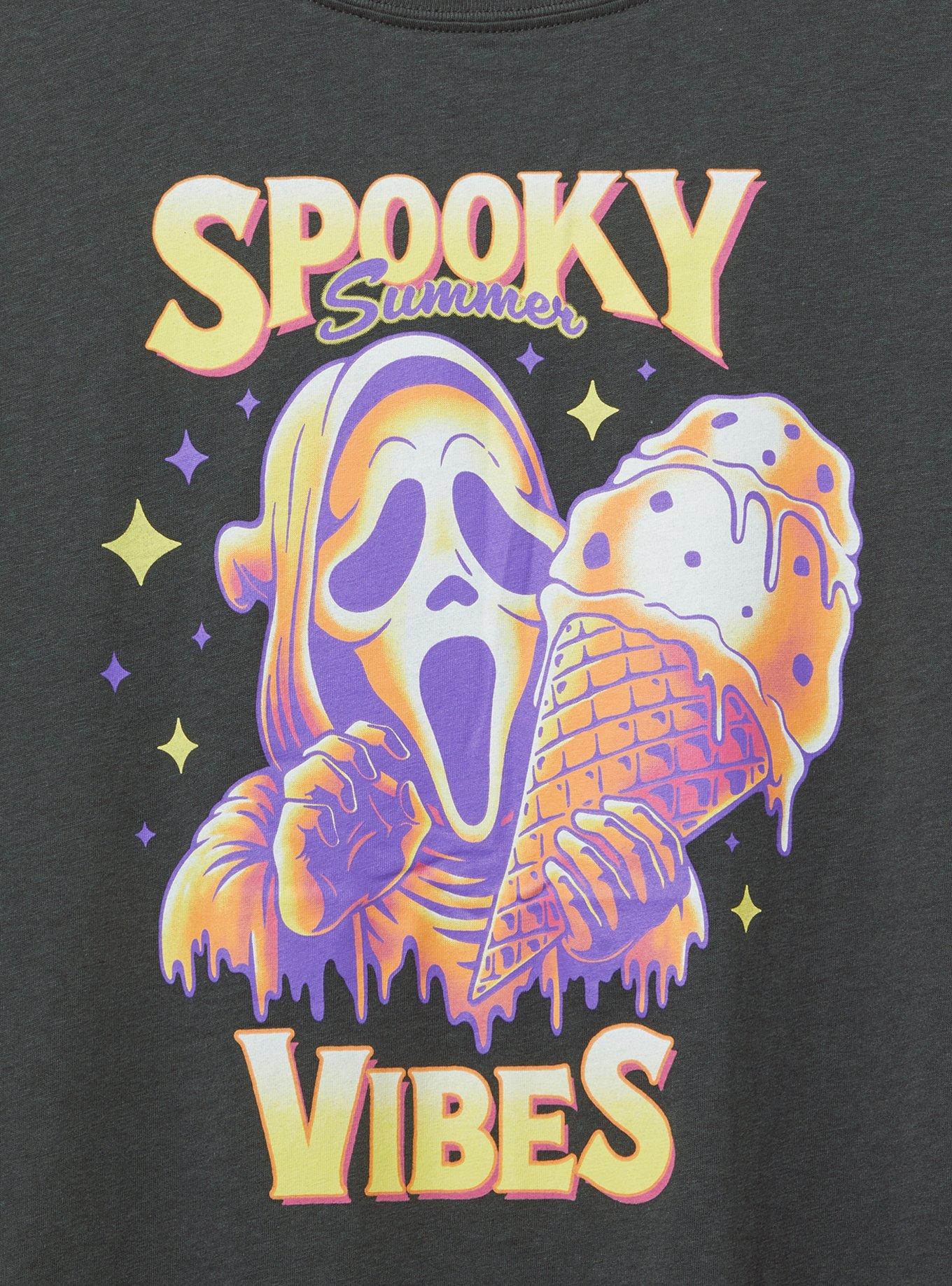 Scream Ghostface Spooky Summer Classic Cotton Tee