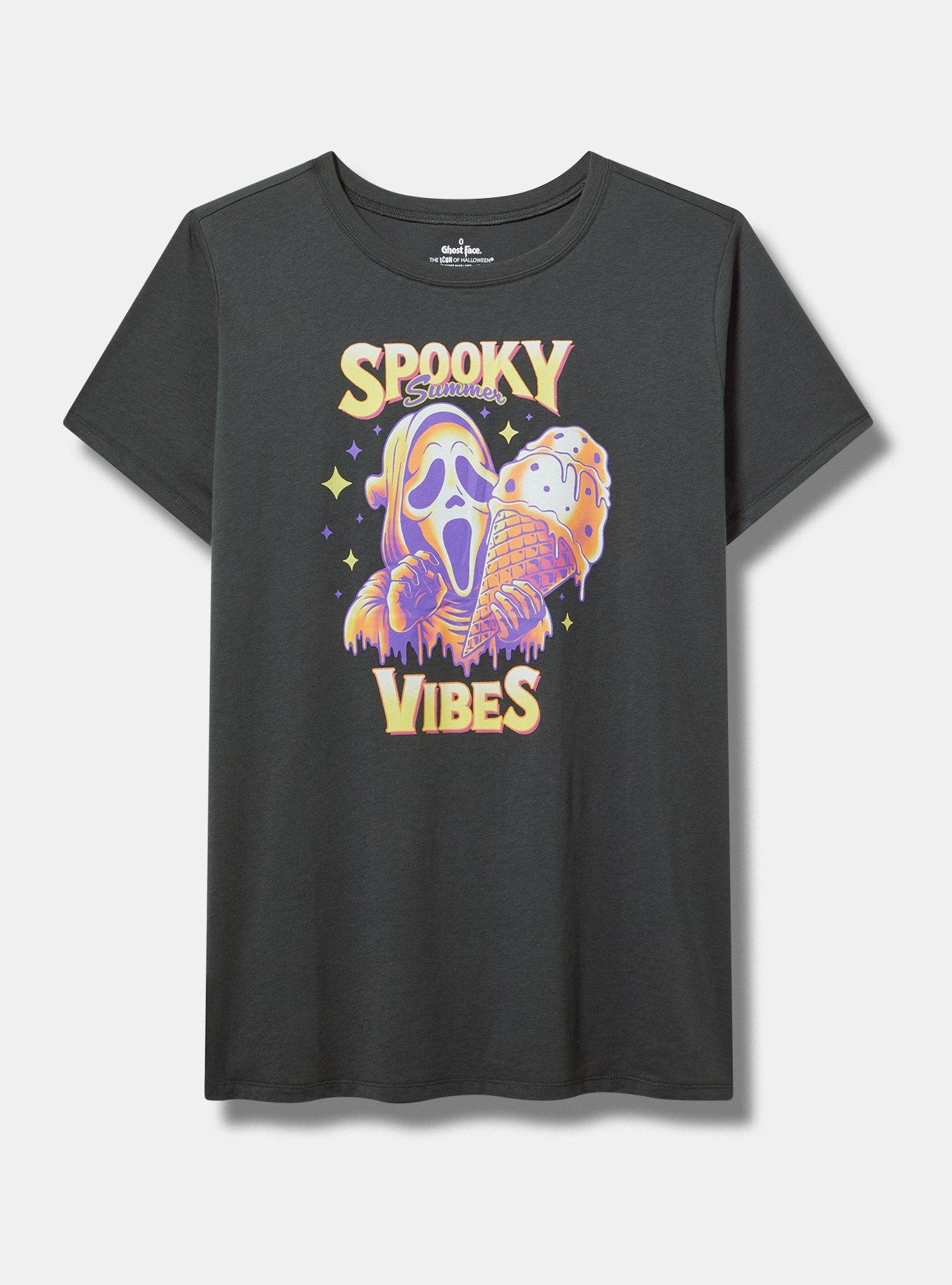 Scream Ghostface Spooky Summer Classic Cotton Tee