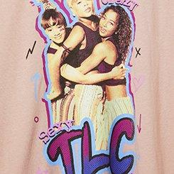Plus Size TLC Relaxed Cotton Crew Tee, DUSKY ROSE, swatch