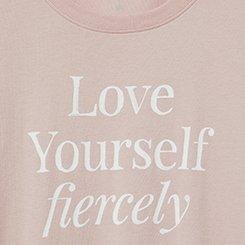 Love Yourself Classic Heritage Jersey Crew Tee, DUSKY ROSE, swatch