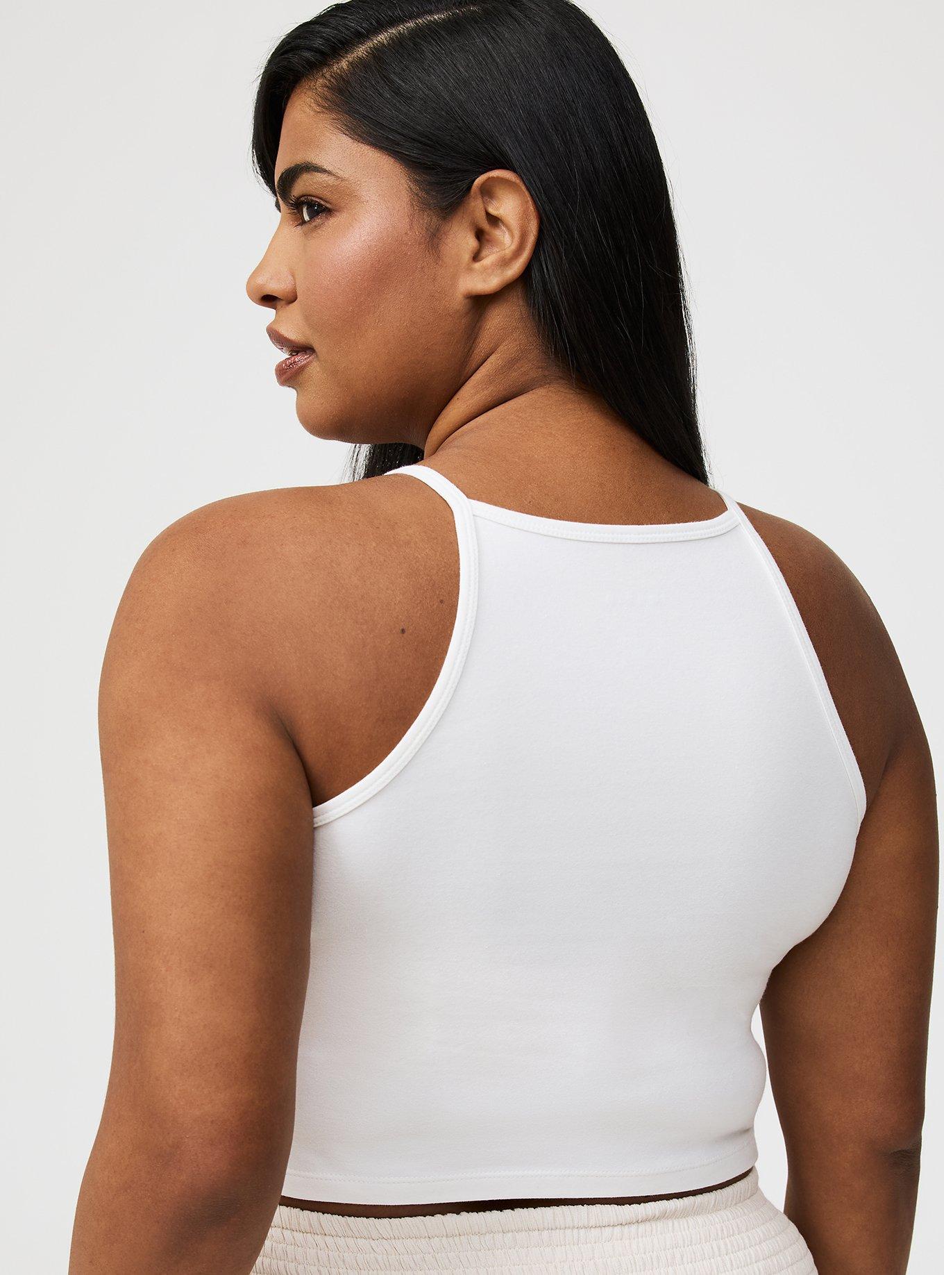 Mushroom Foxy High Neck Crop Tank