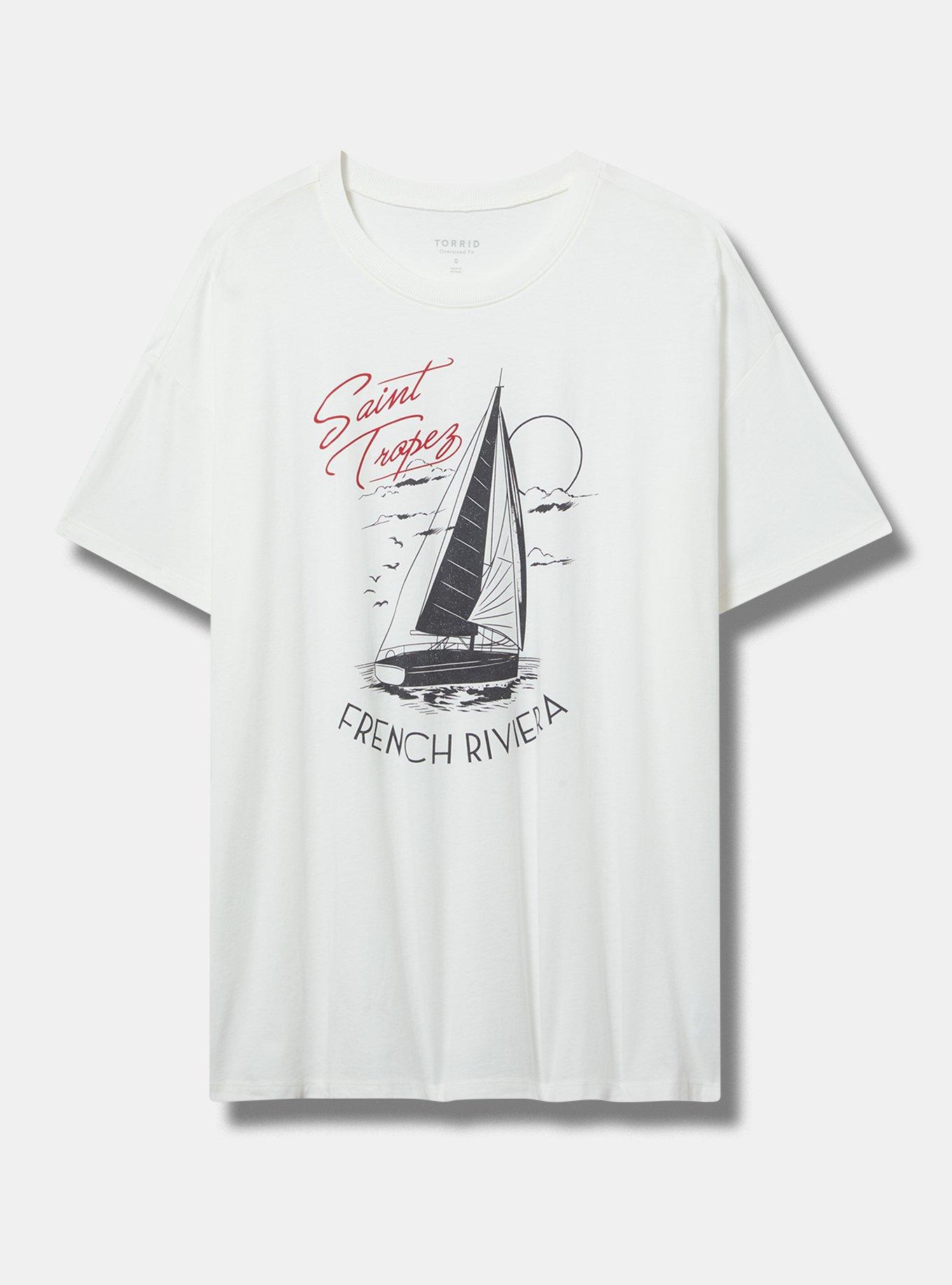 Saint Tropez Oversized Heritage Jersey Tunic Tee
