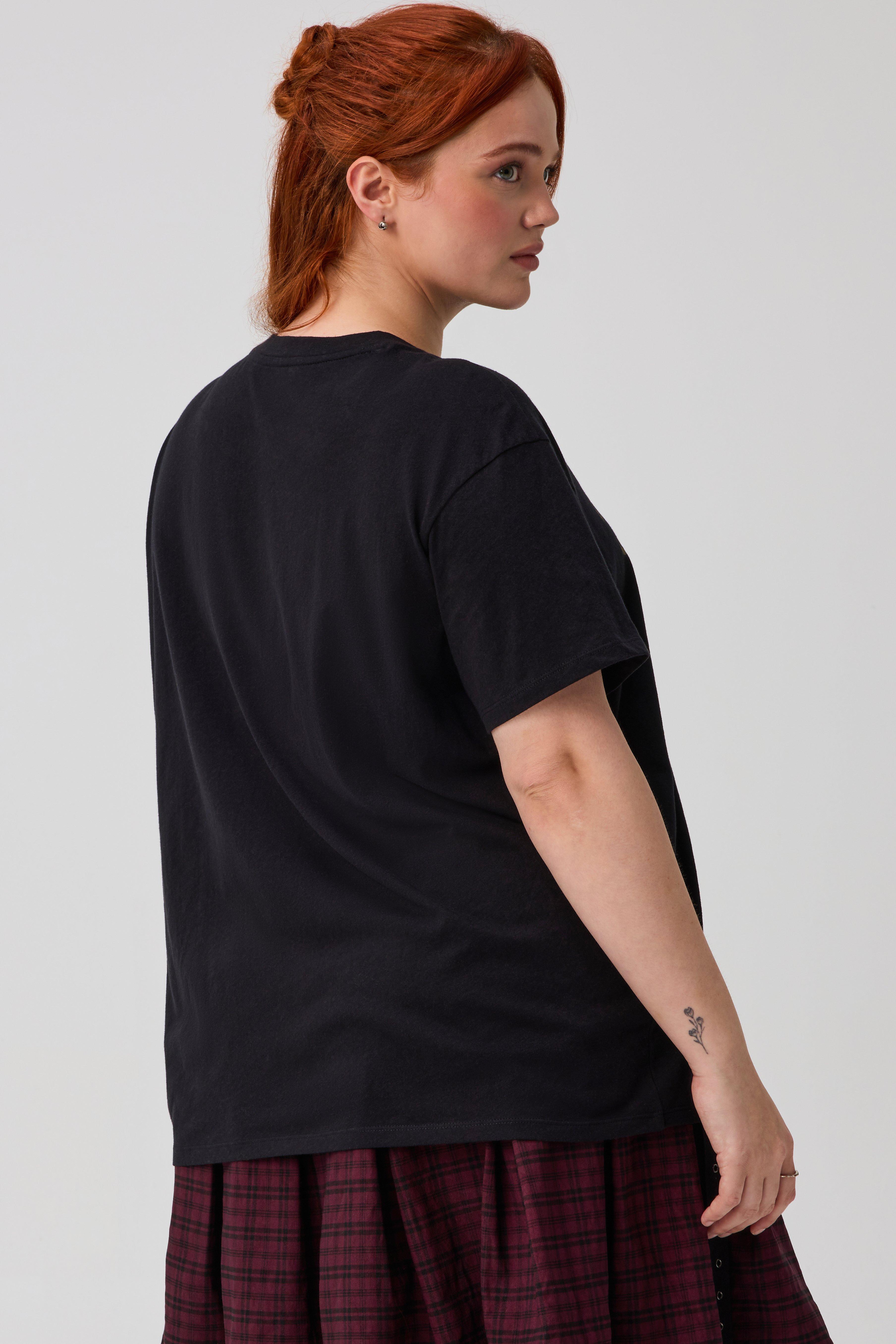 Nightfall Oversized Heritage Jersey Tee, SKULL AND ROSES, alternate
