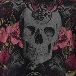NIGHTFALL OVERSIZED HERITAGE JERSEY TEE, SKULL AND ROSES, swatch