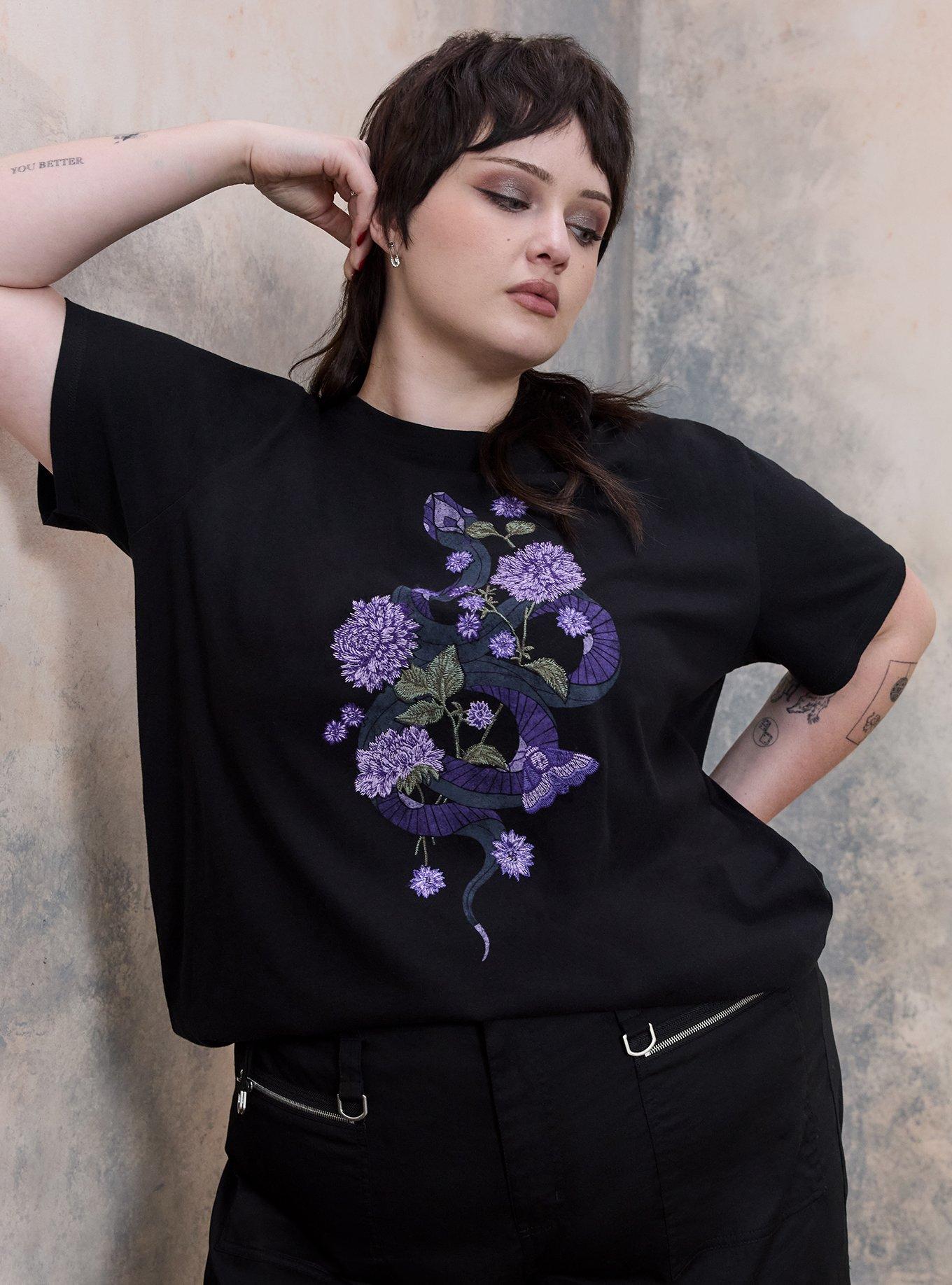 Plus Size - Nightfall Oversized Graphic Tee - Torrid