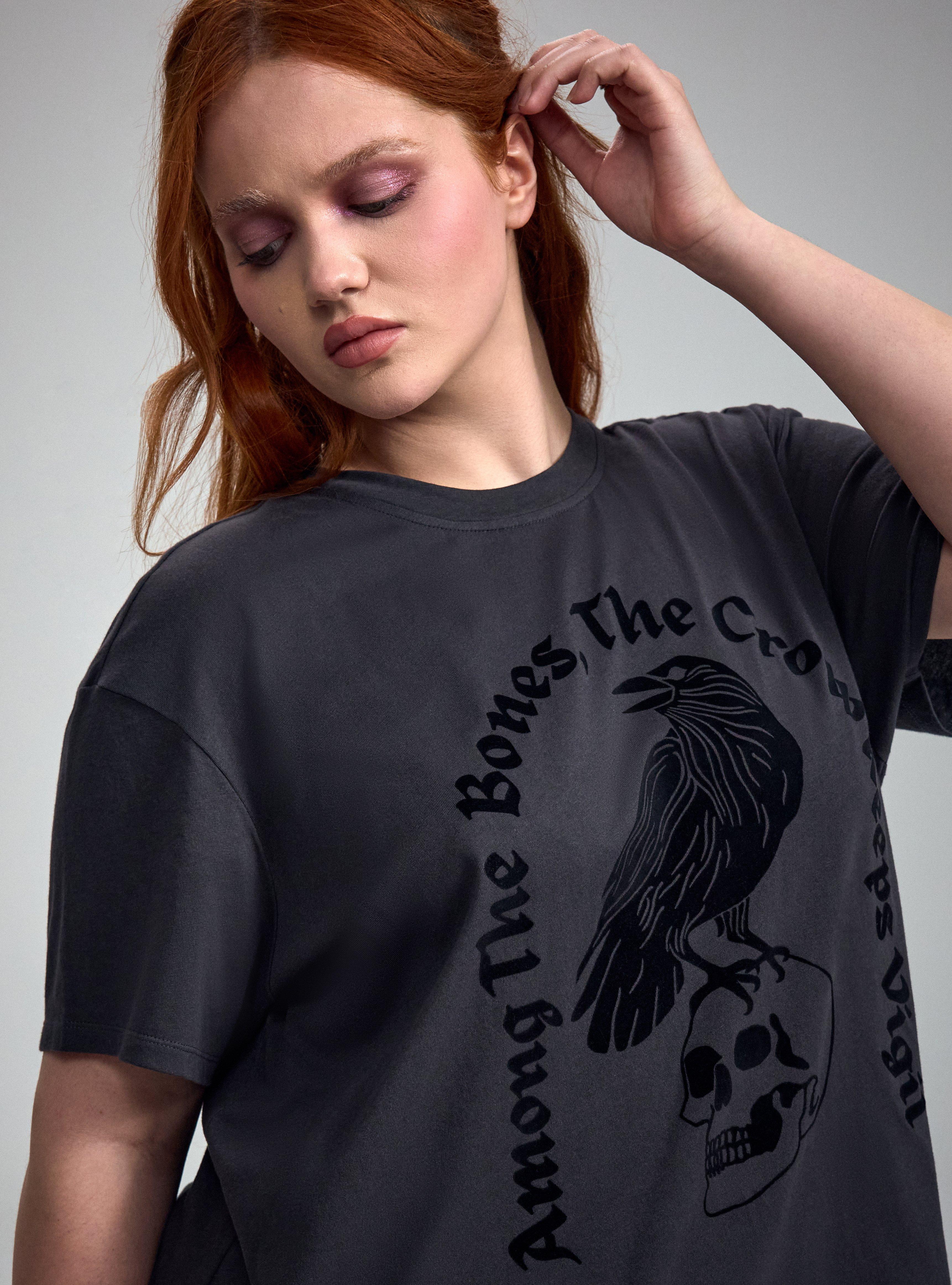 Nightfall Oversized Heritage Jersey Tee, CROW AND BONES, alternate