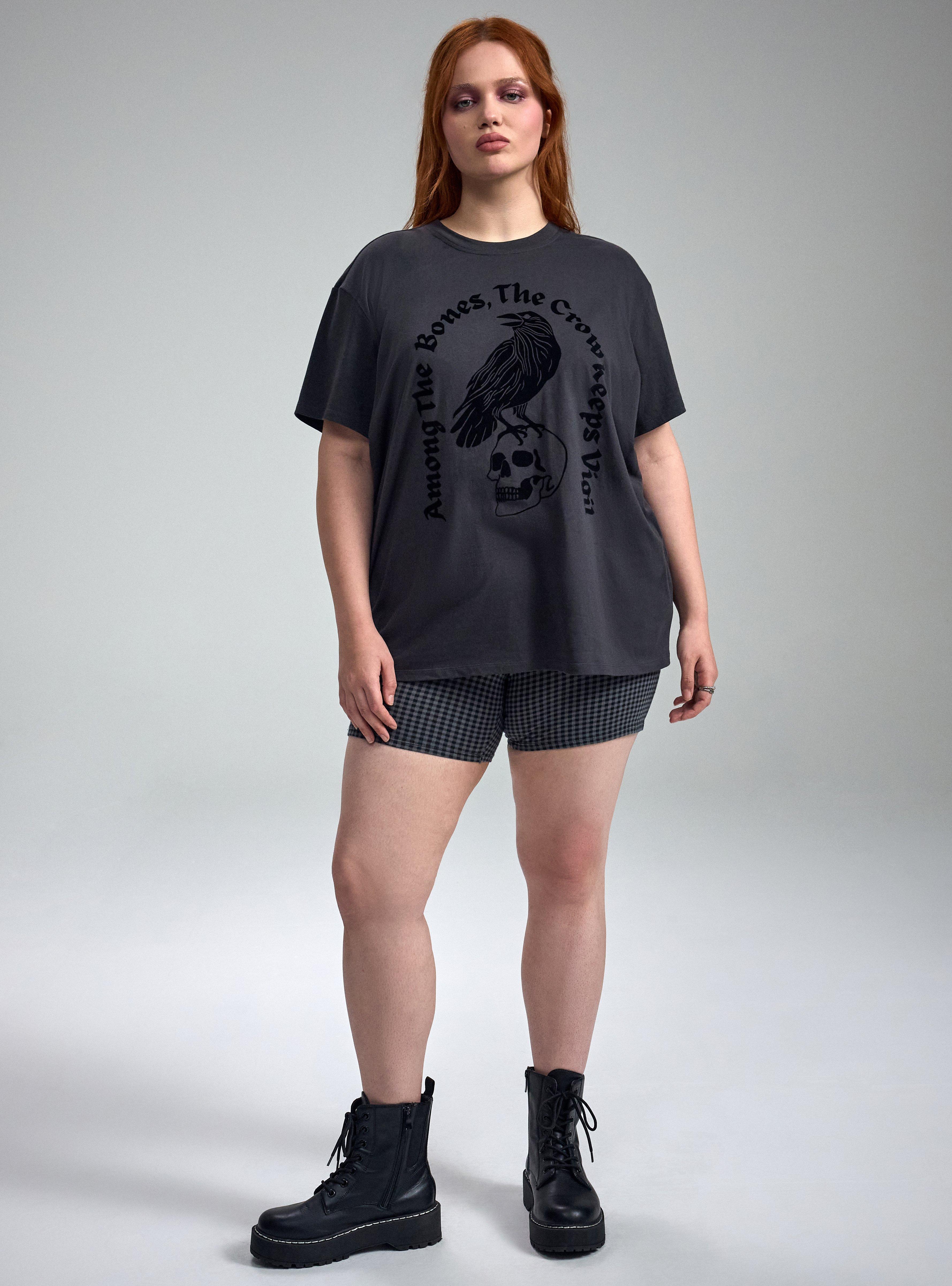 Plus Size - Nightfall Oversized Heritage Jersey Tee - Torrid